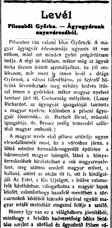 Győri Hírlap, 1915. április 25.